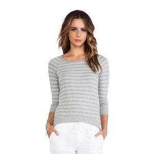 James Perse Stripe Vintage Raglan